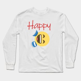 happy smile Long Sleeve T-Shirt